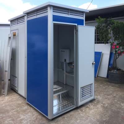 Construction site prefab toilet bathroom,public outdoor men and women portable mobile toilet