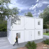 Pre-made popular mobile modular prefab homes plans philippines, light steel structure 40ft expandable container house