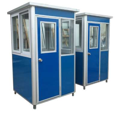 Pretty elegant security guard house,high quality security guard kiosk and modern security booth