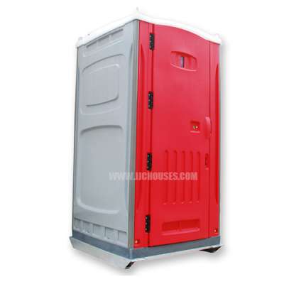 Flush western style HDPE red bio toilet,wholesale portable chemical toilet