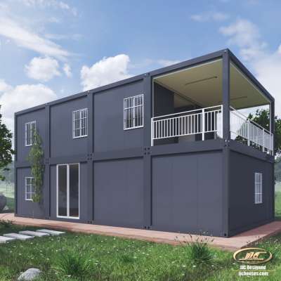 Light weight steel prefabricated container workshop,van luxury flat pack empty container house for sale